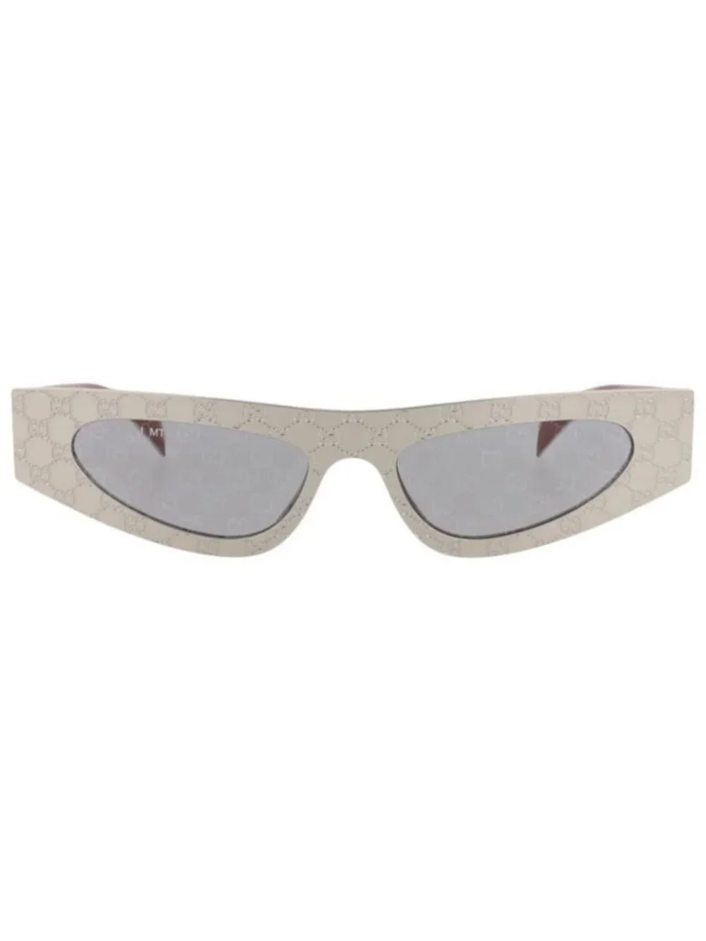 New Gucci Womens Cat Eye Silver Silver Smoke Fashion Designer Sunglasses